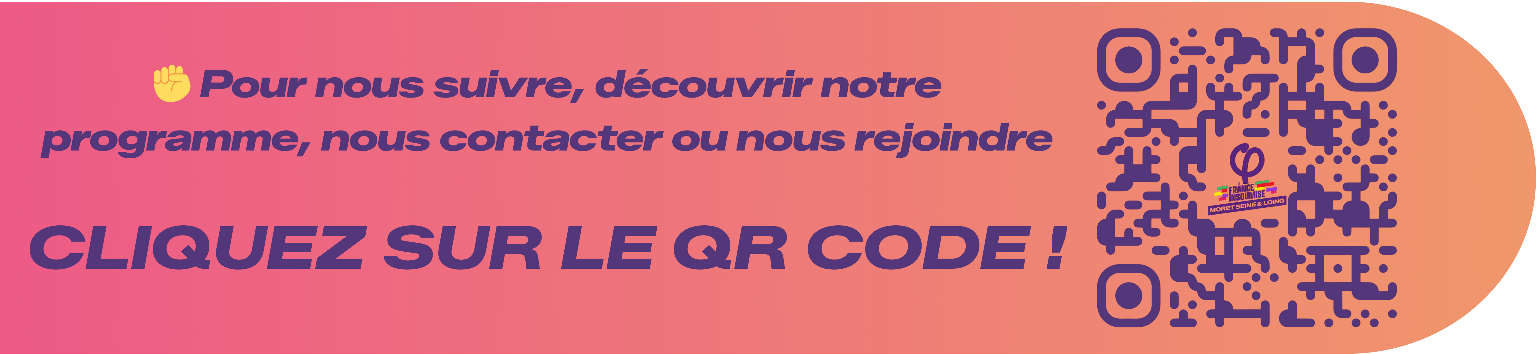 Scannez le QR Code
